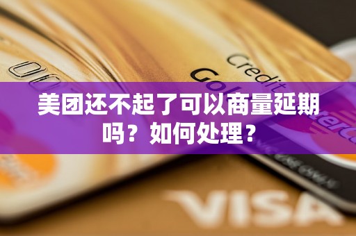美团还不起了可以商量延期吗？如何处理？