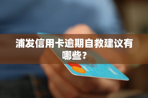 浦发信用卡逾期自救建议有哪些？