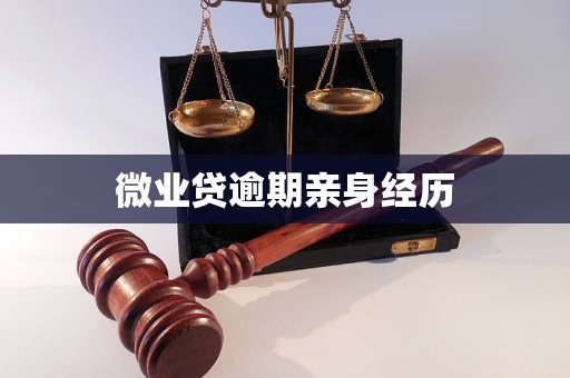 微业贷逾期亲身经历 微业贷逾期亲身经历
