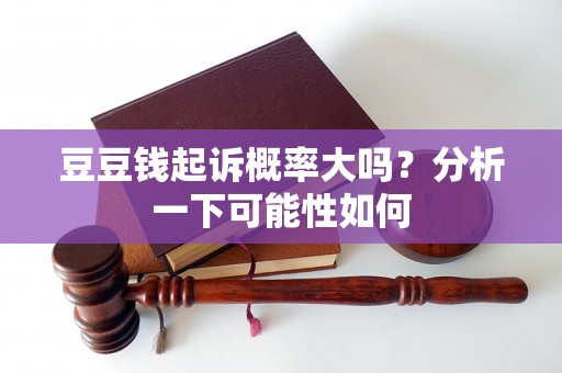 豆豆钱起诉概率大吗？分析一下可能性如何