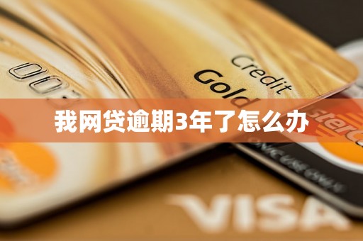 我网贷逾期3年了怎么办 我网贷逾期3年了怎么办