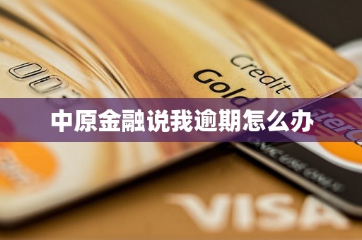 中原金融说我逾期怎么办