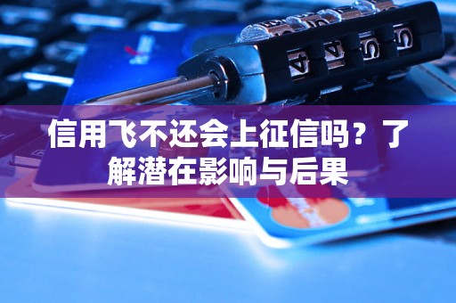 信用飞不还会上征信吗？了解潜在影响与后果
