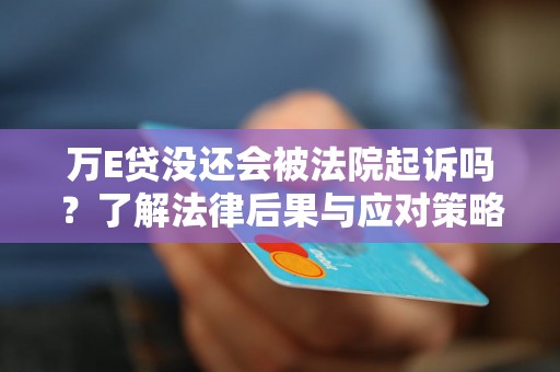 万E贷没还会被法院起诉吗？了解法律后果与应对策略