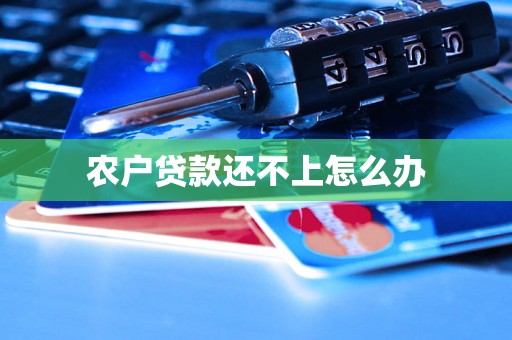 农户贷款还不上怎么办 农户贷款还不上怎么办