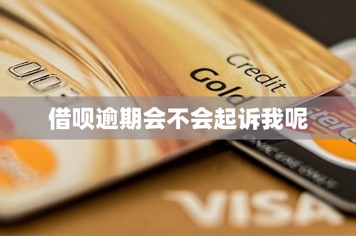 借呗逾期会不会起诉我呢