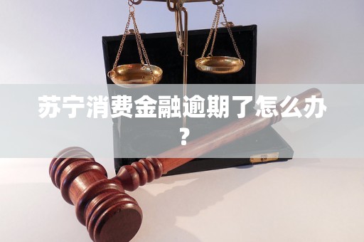 苏宁消费金融逾期了怎么办？