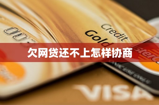 欠网贷还不上怎样协商