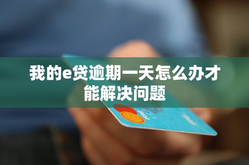 我的e贷逾期一天怎么办才能解决问题