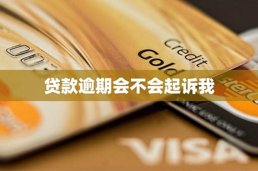 贷款逾期会不会起诉我
