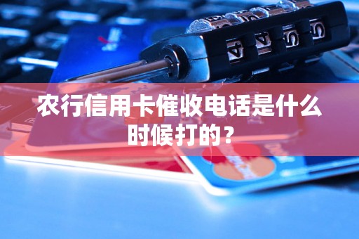 农行信用卡催收电话是什么时候打的？