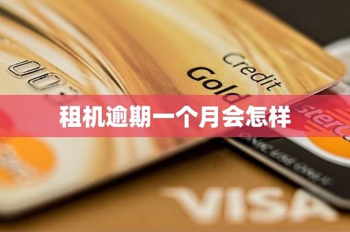 租机逾期一个月会怎样