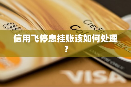 信用飞停息挂账该如何处理? 信用飞停息挂账该如何处理?