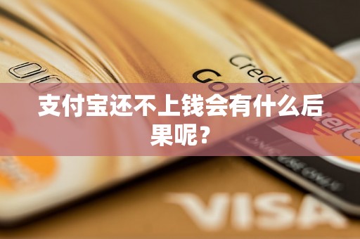 支付宝还不上钱会有什么后果呢？