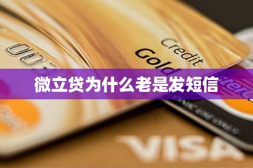 微立贷为什么老是发短信