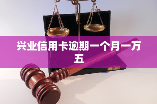 興業(yè)信用卡逾期一個月一萬五