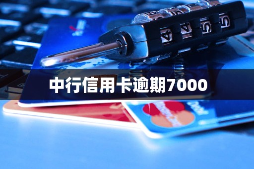 中行信用卡逾期7000