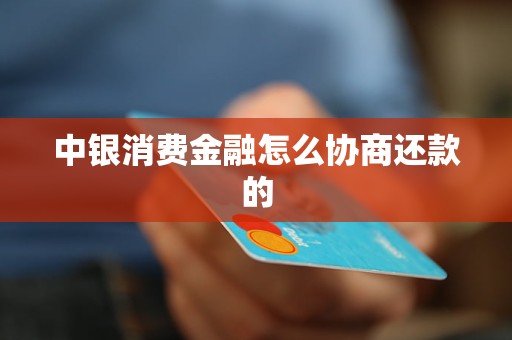 中銀消費(fèi)金融怎么協(xié)商還款的