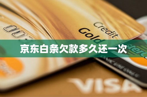 京东白条欠款多久还一次