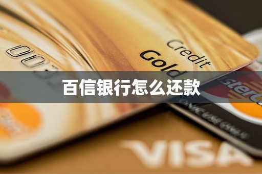 百信銀行怎么還款