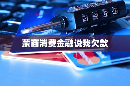 蒙商消费金融说我欠款
