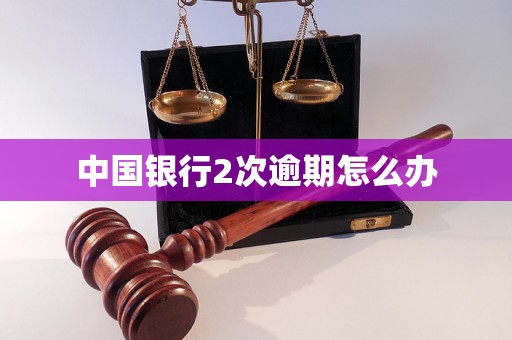 中国银行2次逾期怎么办