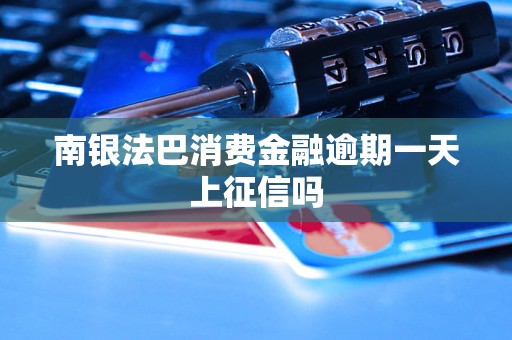 南銀法巴消費金融逾期一天上征信嗎