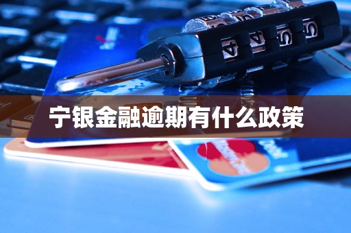 寧銀金融逾期有什么政策