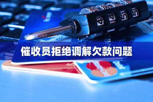 催收员拒绝调解欠款问题