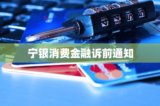 寧銀消費金融訴前通知