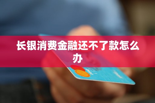 長銀消費金融還不了款怎么辦