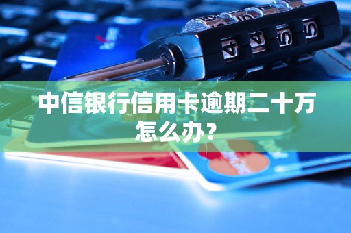 中信銀行信用卡逾期二十萬怎么辦？