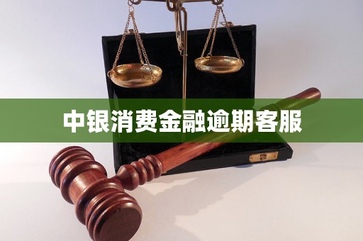 中银消费金融逾期客服