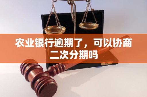 農(nóng)業(yè)銀行逾期了，可以協(xié)商二次分期嗎