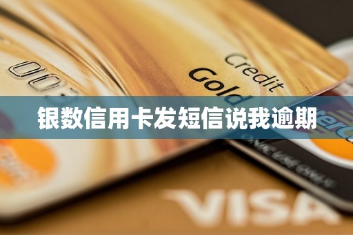 银数信用卡发短信说我逾期