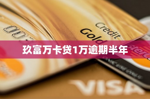 玖富万卡贷1万逾期半年 玖富万卡贷1万逾期半年