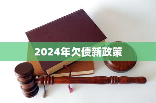 2024年欠債新政策