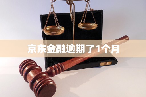 京东金融逾期了1个月 京东金融逾期了1个月