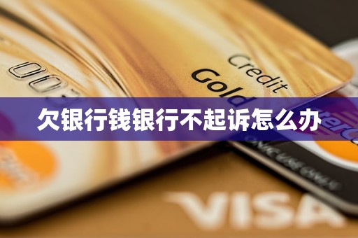 欠銀行錢銀行不起訴怎么辦