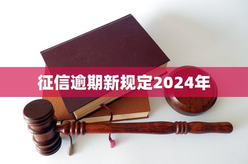 征信逾期新規(guī)定2024年