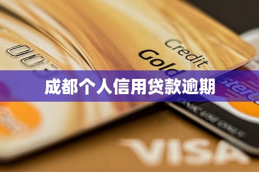 成都个人信用贷款逾期 成都个人信用贷款逾期