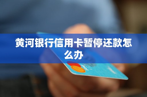 黃河銀行信用卡暫停還款怎么辦