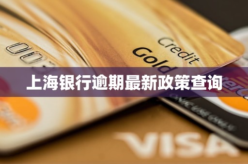 上海銀行逾期最新政策查詢