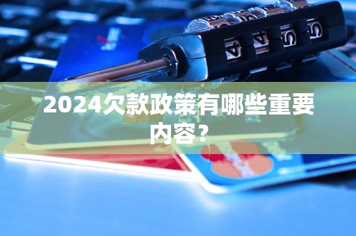 2024欠款政策有哪些重要內(nèi)容？