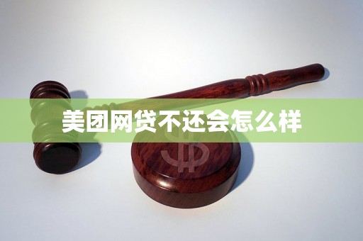 美团网贷不还会怎么样 美团网贷不还会怎么样