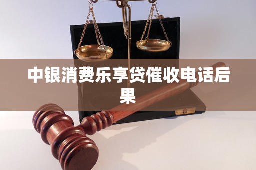 中銀消費(fèi)樂(lè)享貸催收電話后果