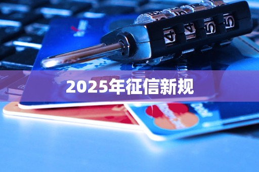 2025年征信新規(guī)