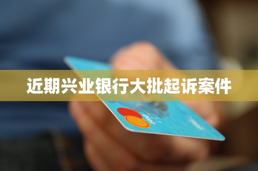 近期興業(yè)銀行大批起訴案件