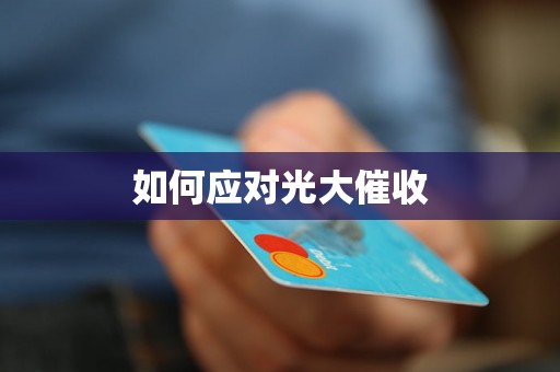 如何应对光大催收