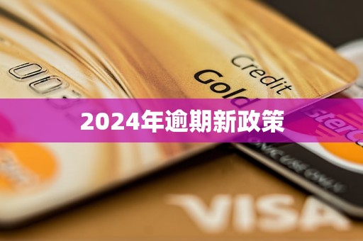 2024年逾期新政策